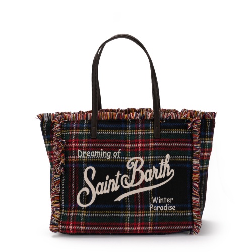 SAINT BARTH Geantă damă Vanity Tartan