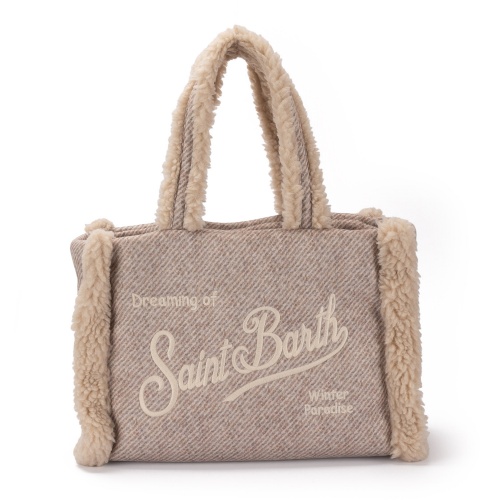 SAINT BARTH Geantă damă Colette Shearling - Pepina.ro SAINT BARTH Geantă damă Colette Shearling