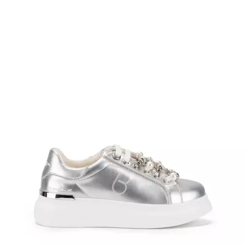 TOSCA BLU Pantofi sport damă argintii