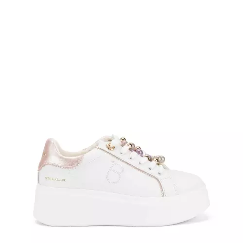 TOSCA BLU Pantofi sport damă albi