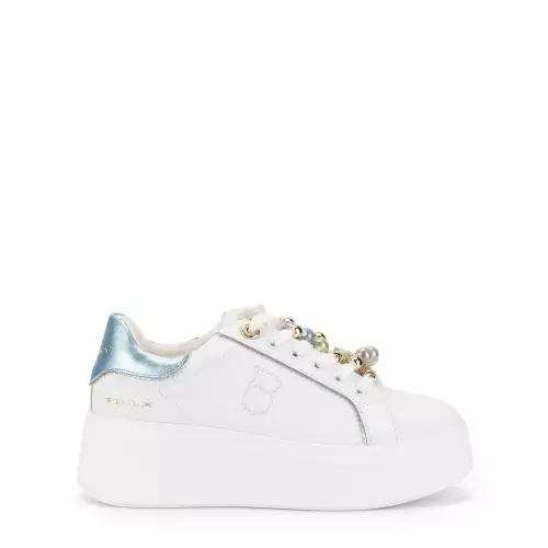 TOSCA BLU Pantofi sport damă albi