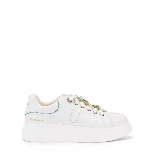 TOSCA BLU Adidasi damă albi cu fluturi