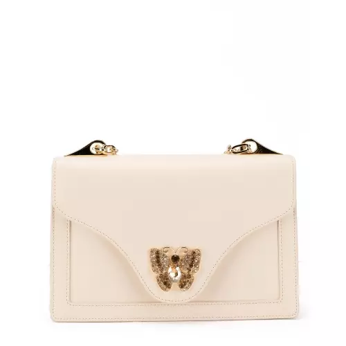 TOSCA BLU Geantă damă bej Sweet Bag cu fluture