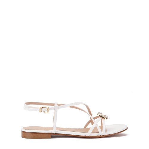 Albano Sandale damă albe