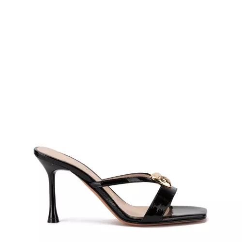 Albano Papuci damă negri lăcuiți