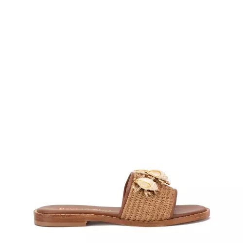 PAOLA FIORENZA Papuci damă maro