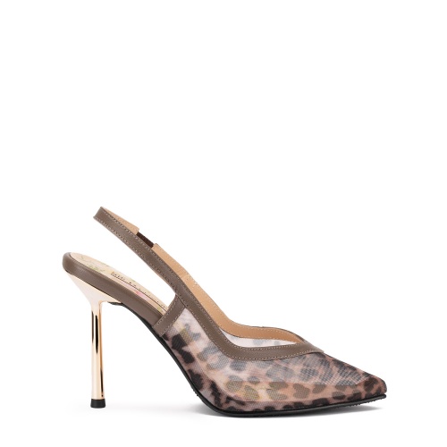 RENZONI Pantofi damă cu imprimeu leopard