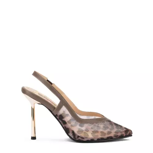 RENZONI Pantofi damă cu imprimeu leopard