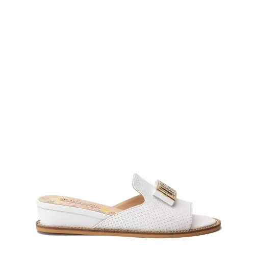 RENZONI Papuci damă albi