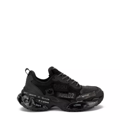 DSQUARED2 Pantofi sport bărbați negri Faster