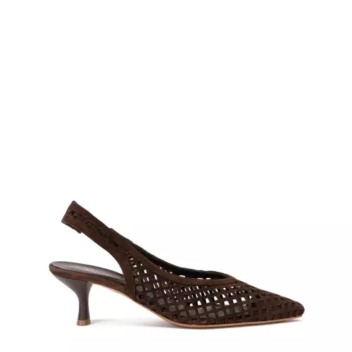 Bianca Di Pantofi damă maro cu perforații - Pepina.ro Bianca Di Pantofi damă maro cu perforații