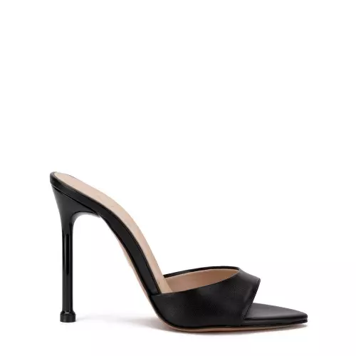 Albano Papuci damă negri cu toc - Pepina.ro Albano Papuci damă negri cu toc