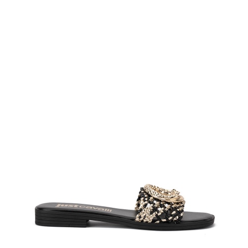 Just Cavalli Papuci damă negri