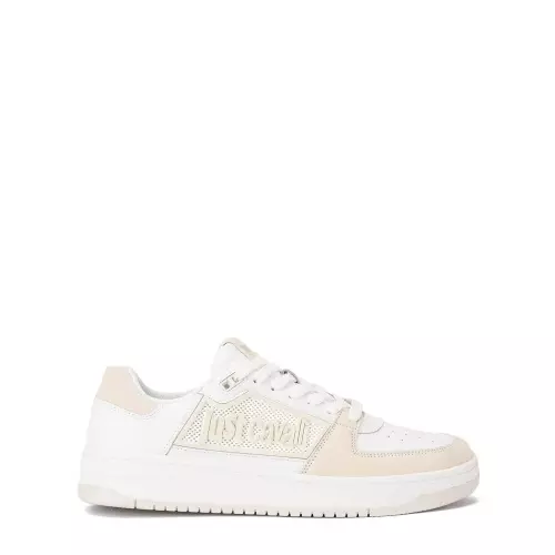 JUST CAVALLI Sneakers bărbați albe - Pepina.ro JUST CAVALLI Sneakers bărbați albe