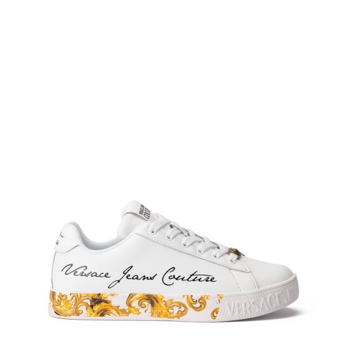 VERSACE JEANS Tenisi damă albi - Pepina.ro VERSACE JEANS Tenisi damă albi