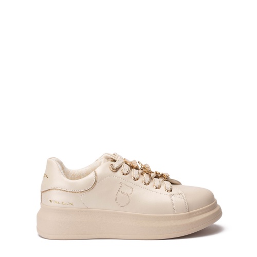 TOSCA BLU Pantofi sport bej de damă Astrid