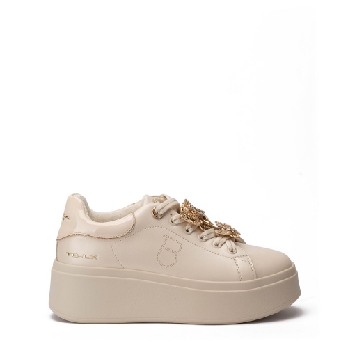 TOSCA BLU Pantofi sport damă bej Clara