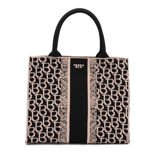 TOSCA BLU Geantă neagră damă Saint Tropez
