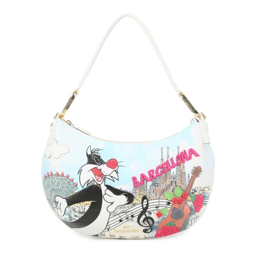 Braccialini Geantă Hobo damă Cartoline Lt - Pepina.ro Braccialini Geantă Hobo damă Cartoline Lt