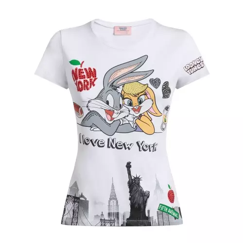 Braccialini Trucou alb damă T-shirt lt - Pepina.ro Braccialini Trucou alb damă T-shirt lt