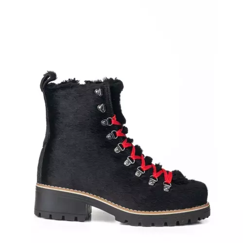 New Italia Shoes Ghete damă negre cu blană Brenda - Pepina.ro New Italia Shoes Ghete damă negre cu blană Brenda