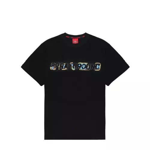 SPRAYGROUND Tricou bumbac bărbați neagră OXIDIZED SHARK