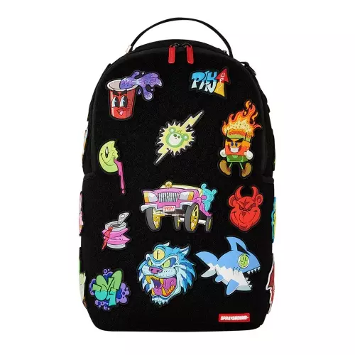 SPRAYGROUND Rucsac cu patch-uri detașabile Dlx special