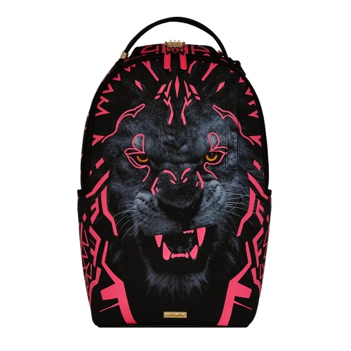 SPRAYGROUND Rucsac AI LION NEON PINK
