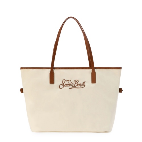 SAINT BARTH Geantă cumpărături damă White City - Pepina.ro SAINT BARTH Geantă cumpărături damă White City