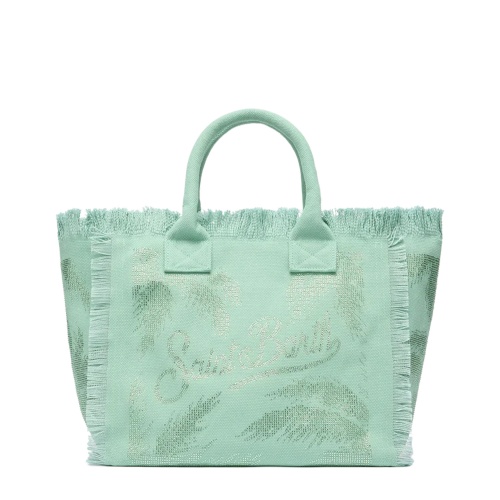 SAINT BARTH Geantă de plajă verde