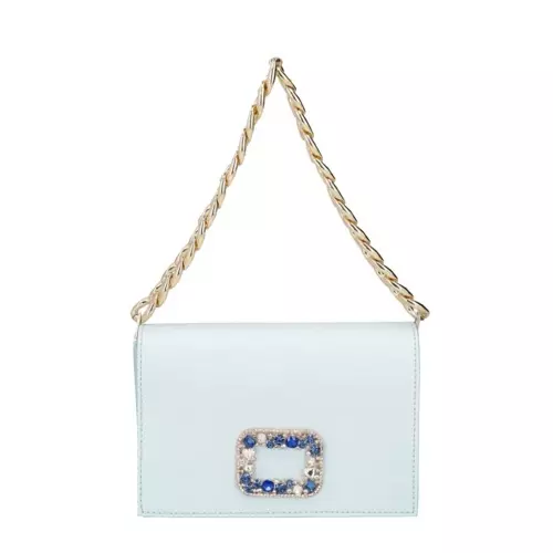 TOSCA BLU Geantă damă albastră din piele