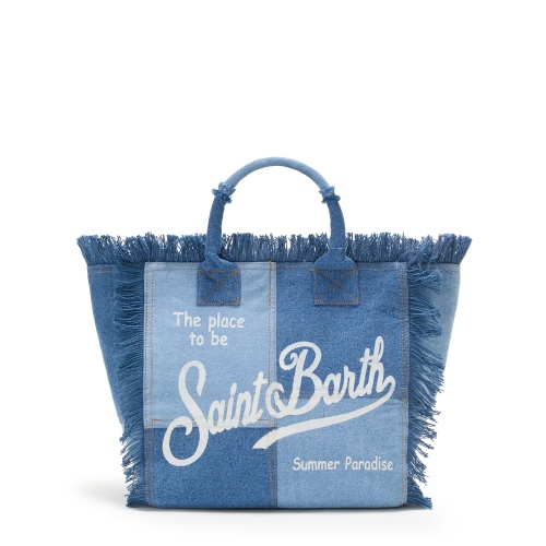 SAINT BARTH Geantă Vanity denim - Pepina.ro SAINT BARTH Geantă Vanity denim