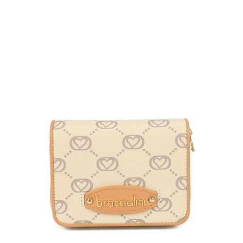 Braccialini Portofel damă bej Monogram - Pepina.ro Braccialini Portofel damă bej Monogram