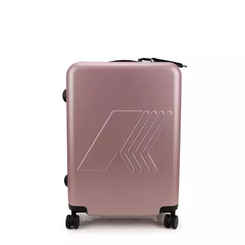 K-WAY Valiză roz medie Eudoxieur - Pepina.ro K-WAY Valiză roz medie Eudoxieur