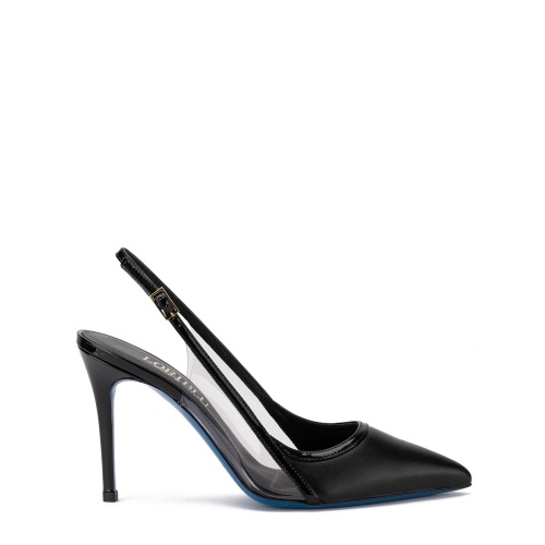 Loriblu Pantofi damă negri din satin