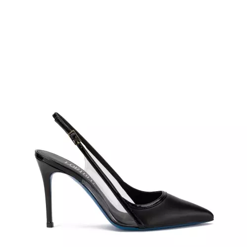 Loriblu Pantofi damă negri din satin