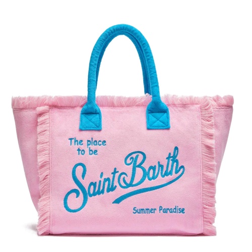 SAINT BARTH Geantă plajă damă roz Vanity
