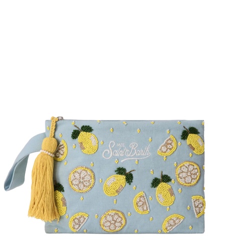 SAINT BARTH Clutch Lemons - Pepina.ro SAINT BARTH Clutch Lemons