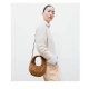 TORY BURCH Geantă damă maro BUNNY KNOT SUEDE - vezi 5