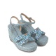 ALMA EN PENA Sandale damă albastre cu platformă - vezi 2