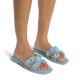 Alma En Pena Papuci velur damă albaștri - vezi 4