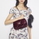 TORY BURCH Geantă damă vișinie Kira Diamond - vezi 3