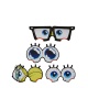 SPRAYGROUND Rucsac SPONGEBOB REMOVABLE EYES - vezi 3