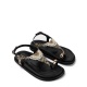 TOSCA BLU Sandale damă negre cu mărgele - vezi 2