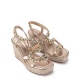 Alma En Pena Sandale damă aurii cu platformă - vezi 2