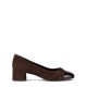 TORY BURCH Pantoficu toc damă maro - vezi 1