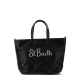 SAINT BARTH Geantă neagră damă Strass mini bag - vezi 1
