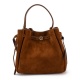 TORY BURCH Geantă damă maro Romy Bucket - vezi 1