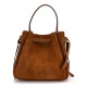TORY BURCH Geantă damă maro Romy Bucket - vezi 3
