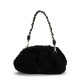 Ermanno Firenze Geantă damă neagră Veda Fur - vezi 1